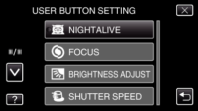 USER BUTTON SETTING1
